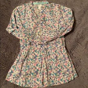 💐 Floral long sleeve girls blouse💐
